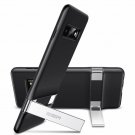 Case for Galaxy S10 Metal Kickstand Compatible Vertical Horizontal Stand Black
