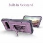 For Samsung Galaxy S10 Case Military Grade FullBody Rugged with Kickstand Purple