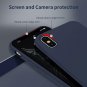 iPhone X Case Silky and Premium Soft Silicone Rubber Protective Midnight Blue
