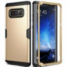 For Galaxy Note 8 Case Full Body Heavy Duty Protection Shockproof Gold/Black