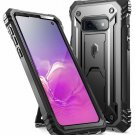 For Galaxy S10e Case Kickstand Poetic Heavy Duty Military Grade Full Body Black