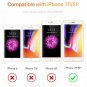 iPhone 7/8 Case Flower Pattern Soft Flexible TPU Ultra Thin Cherry Blossom/Pink