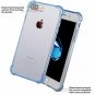 For iPhone 7/8 Plus Case Crystal Shock Absorption Technology Bumper Clear Blue