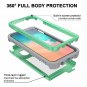 Case For Galaxy S10e Wallet Built in Screen Protector Card Holder Mirror Mint