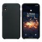 Case For iPhone XR Soft Liquid Silicone Slim Rubber Shockproof Protective Black