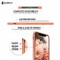 Case For iPhone XR Soft Liquid Silicone Slim Rubber Shockproof Protective Peach