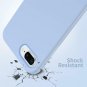 Case for iPhone 8/7 Plus Soft Silicone Rubber FullBody Protective Bumper Blue