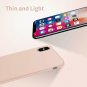 iPhone X Case Silky and Soft Premium Soft Silicone Rubber Protective Pink