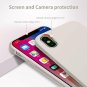 iPhone X Case Silky and Soft Premium Soft Silicone Rubber Protective White Stone