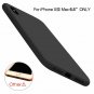 Case for iPhone Xs Max Silicone Gel Rubber Full Body Protection Shockproof Black