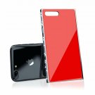 Case for iPhone 8/7 PLUS Reinforced Protection TEMPERED GLASS BACK New Red