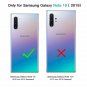 Samsung Galaxy Note 10 Case Builtin Screen Protector 360 Degree Black/Clear