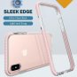 iPhone X/Xs Case Clear Thin Slim Anti Yellow Anti Scratch Cover Shockproof Pink