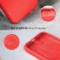 Case for iPhone Xs Max Silicone Gel Rubber Full Body Protection Shockproof Red