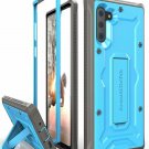 Case for Galaxy Note 10  Military Grade FullBody Rugged with Kickstand Blue