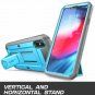 Case for iPhone Xs Max FullBody Rugged Holster BuiltIn Screen kickstand Blue