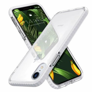 Case for iPhone XR Clear Thin Slim AntiYellow Anti Slippery Anti Scratches White