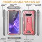 Case For Galaxy S10e Kickstand with Builtin Screen Shockproof Full Body Pink
