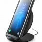 For Galaxy Note 8 Case Fullbody Rugged Clear Bumper with Builtin Screen Black