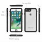 Case for iPhone 7/8 Plus Waterproof Underwater Shockproof and Dustproof Clear