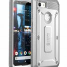 For Google Pixel 3 Case FullBody Rugged Holster Builtin Screen Protector White