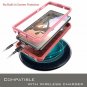 For Samsung Galaxy S10 Case Military Grade FullBody Rugged with Kickstand Pink