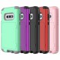 Case For Galaxy S10e Wallet Built in Screen Protector Card Holder Mirror Red