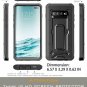For Galaxy S10 Plus Case Military Grade FullBody Rugged with Kickstand Black