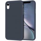 iPhone XR Case Soft Silicone Gel Rubber Bumper Anti Scratch Protective Dark Blue