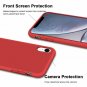 iPhone XR Case Soft Silicone Gel Rubber Bumper Anti Scratch Protective Red