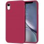 iPhone XR Case Soft Silicone Gel Rubber Bumper Anti Scratch Protective Rose Red