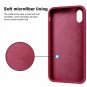 iPhone XR Case Soft Silicone Gel Rubber Bumper Anti Scratch Protective Rose Red