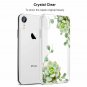 Case for iPhone XR with Design Slim Protective Soft TPU Bumper Embossed Plant