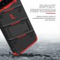 Galaxy S10 Plus Case Military Grade Drop Tested Built Kickstand Holster BlackRed