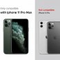 For Apple iPhone 11 Pro Max Case Smooth Leather Raised Bezels Protective Black