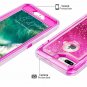 iPhone 7/8 Plus Case Protective Cute Glitter Heavy Duty Protective TPU Rose