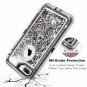 iPhone 7/8 Plus Case Protective Glitter Heavy Duty Protective TPU Silver Gray