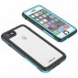 iPhone 7/8 Clear Case Waterproof Shock Absorbing Protective Transparent Sky Blue