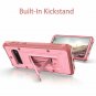 For Galaxy S10 Plus Case Military Grade FullBody Rugged with Kickstand Pink