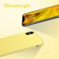 iPhone Xs Max Case Ultra Slim Fit Liquid Silicone Gel Cover Protective Yellow