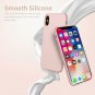 iPhone Xs Max Case Ultra Slim Fit Liquid Silicone Gel Cover Pink Sand