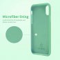 iPhone Xs Max Case Ultra Slim Fit Liquid Silicone Gel Cover Spearmint