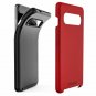 Case Galaxy S10 Dual Guard Protection Polycarbonate ENHANCED RUBBER GRIP Red