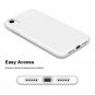 iPhone XR Case Soft Silicone Gel Rubber Bumper Anti Scratch Protective White