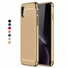 iPhone XR Case 3 in 1 Ultra Thin and Slim Hard Coated Non Slip Surface Gold