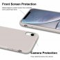 iPhone XR Case Soft Silicone Rubber Bumper Anti Scratch Protective Lavender Gray