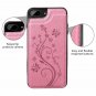 iPhone 7/8 Plus Case Wallet Slim Protective Card Slot Flip Folio Leather Pink