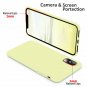Case for iPhone X/Xs Liquid Silicone Shockproof Protective Microfiber Yellow