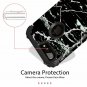 iPhone 7/8 Plus Case Builtin Screen Protector PC Bumper Soft TPU Black Marble