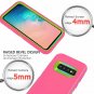 Case for Galaxy S10 Shockproof Protection Shock absorbing DustProof Rose/Green